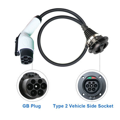 90% EV Type1 Type2 GB/T Adapter 32A 1Phase 3 Phase Schuko για φόρτιση ηλεκτρικών αυτοκινήτων